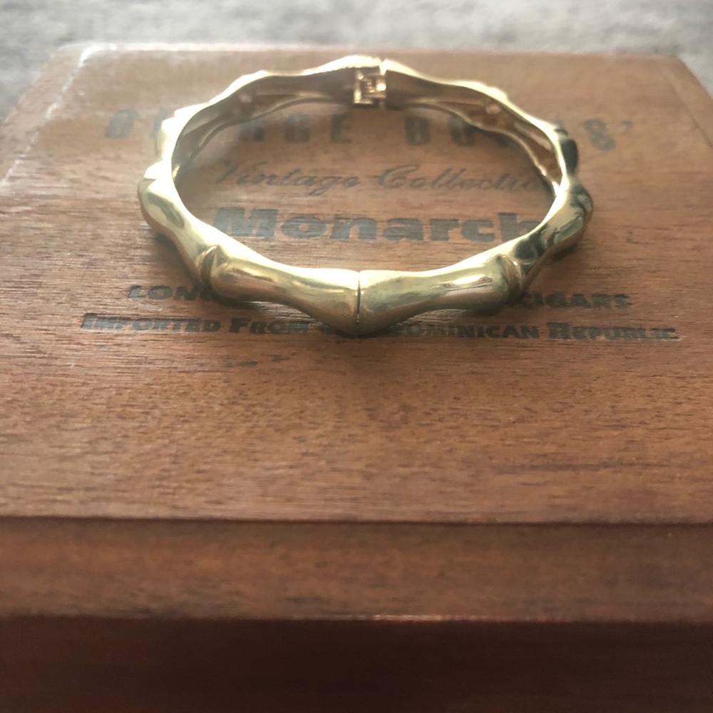 Gold Bamboo Bangle